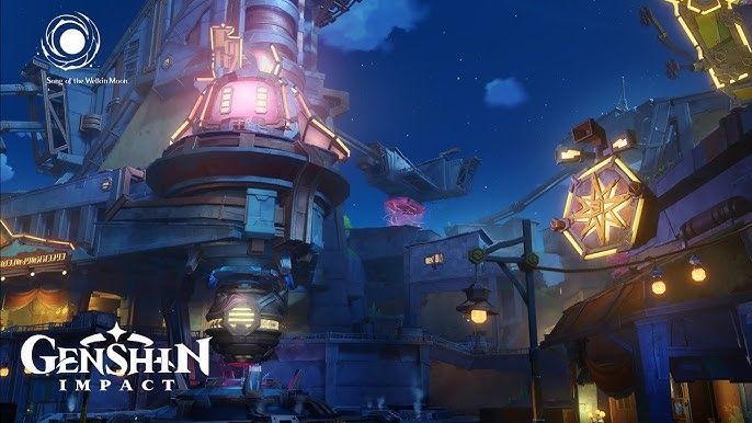 Genshin Impact 6.0 Song of the Welkin Moon official gameplay art.