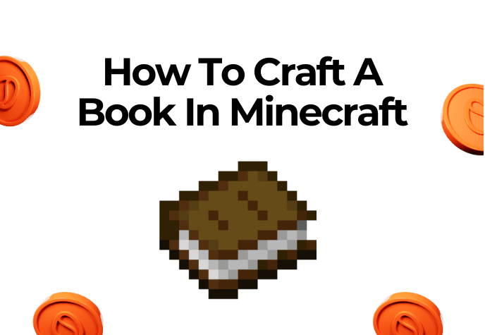 Graphic showing the text "How To Craft A Book In Minecraft"