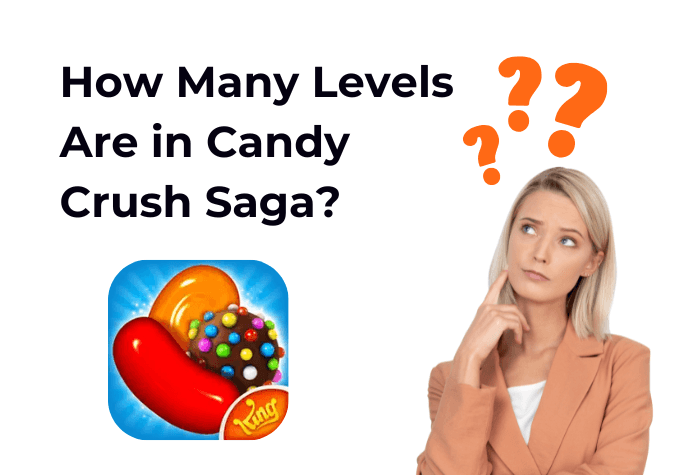 Image showing the text "How Many Levels in Candy Crush Saga are there?"