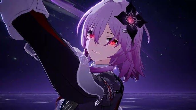 An in-game screenshot of the Evernight character in the game Honkai: Star Rail.