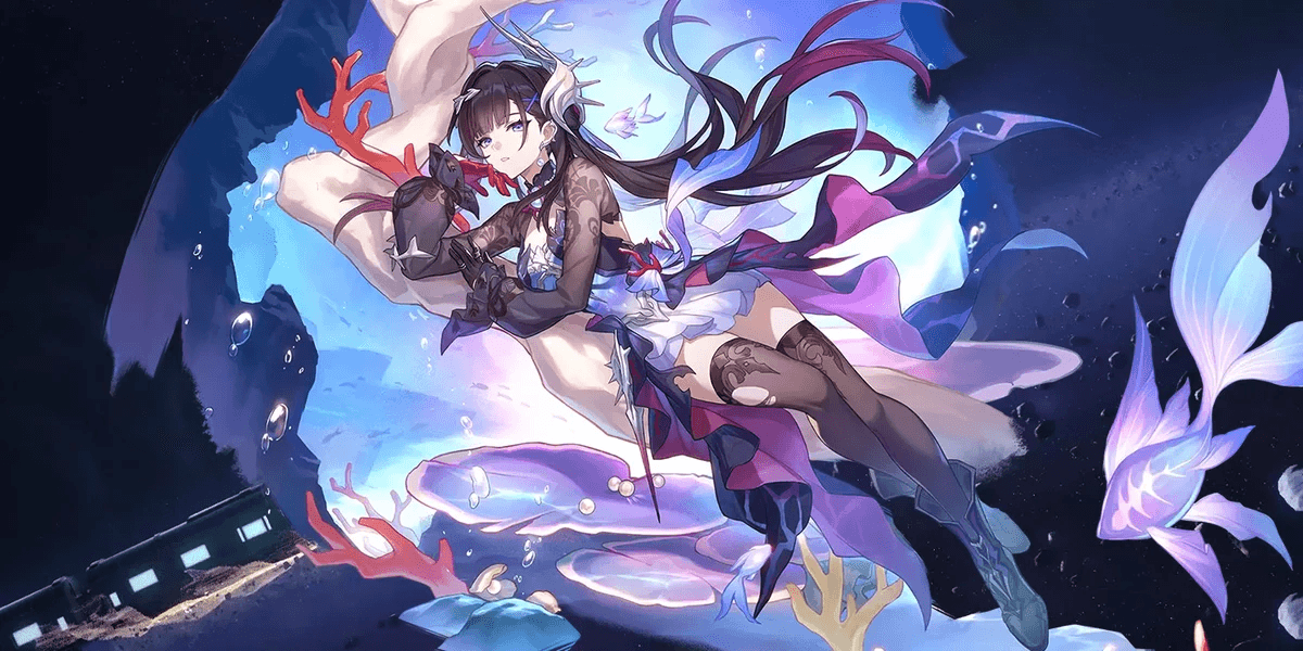 Concept art of Hysilens character from Honkai Star Rail.