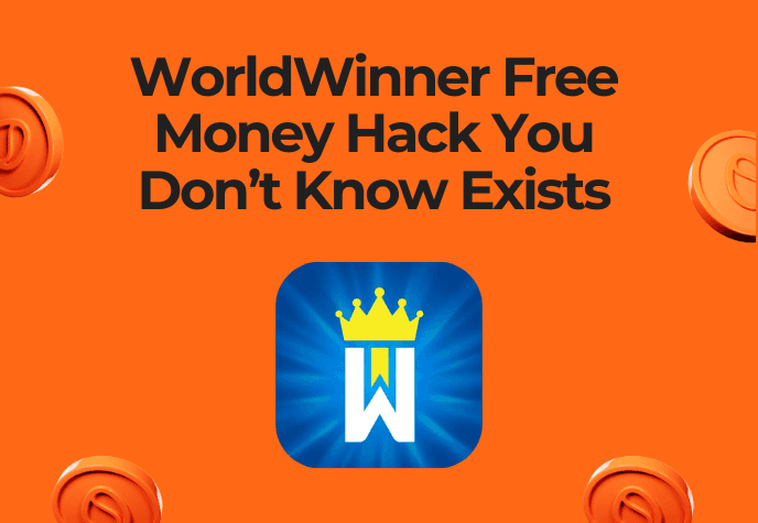 Image showing the text "WorldWinner Free Money Hack You Don't Know Exists."
