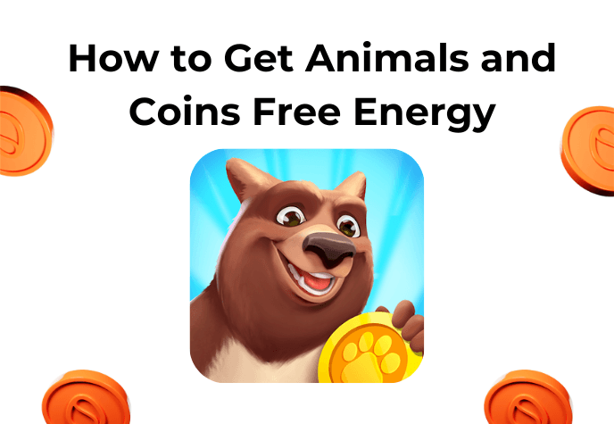 Image showing the text "How to get animals and coins free energy"