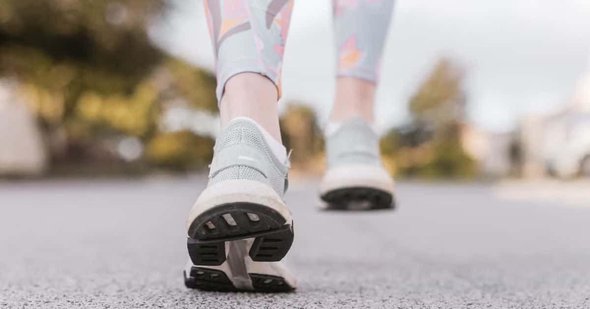 Person Walking down the road