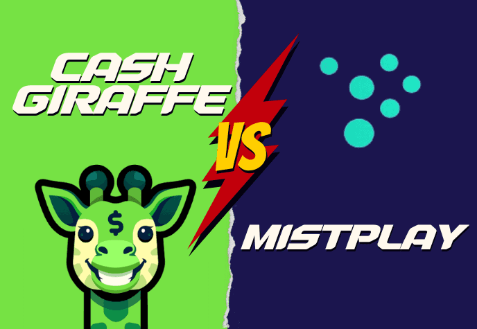 Image showing the text "Cash Giraffe vs Mistplay"