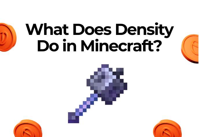 Image showing the text "What does Density do in Minecraft?"