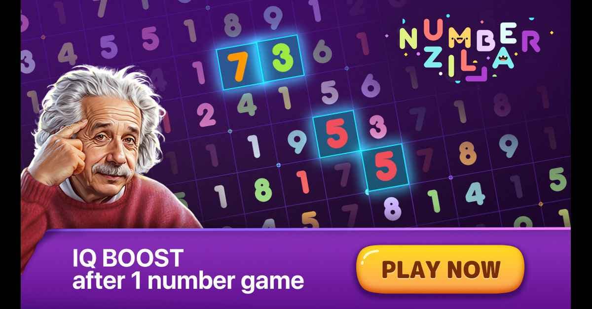 Numberzilla: Number Match Game | iOS - Get Paid For Gaming - Scrambly