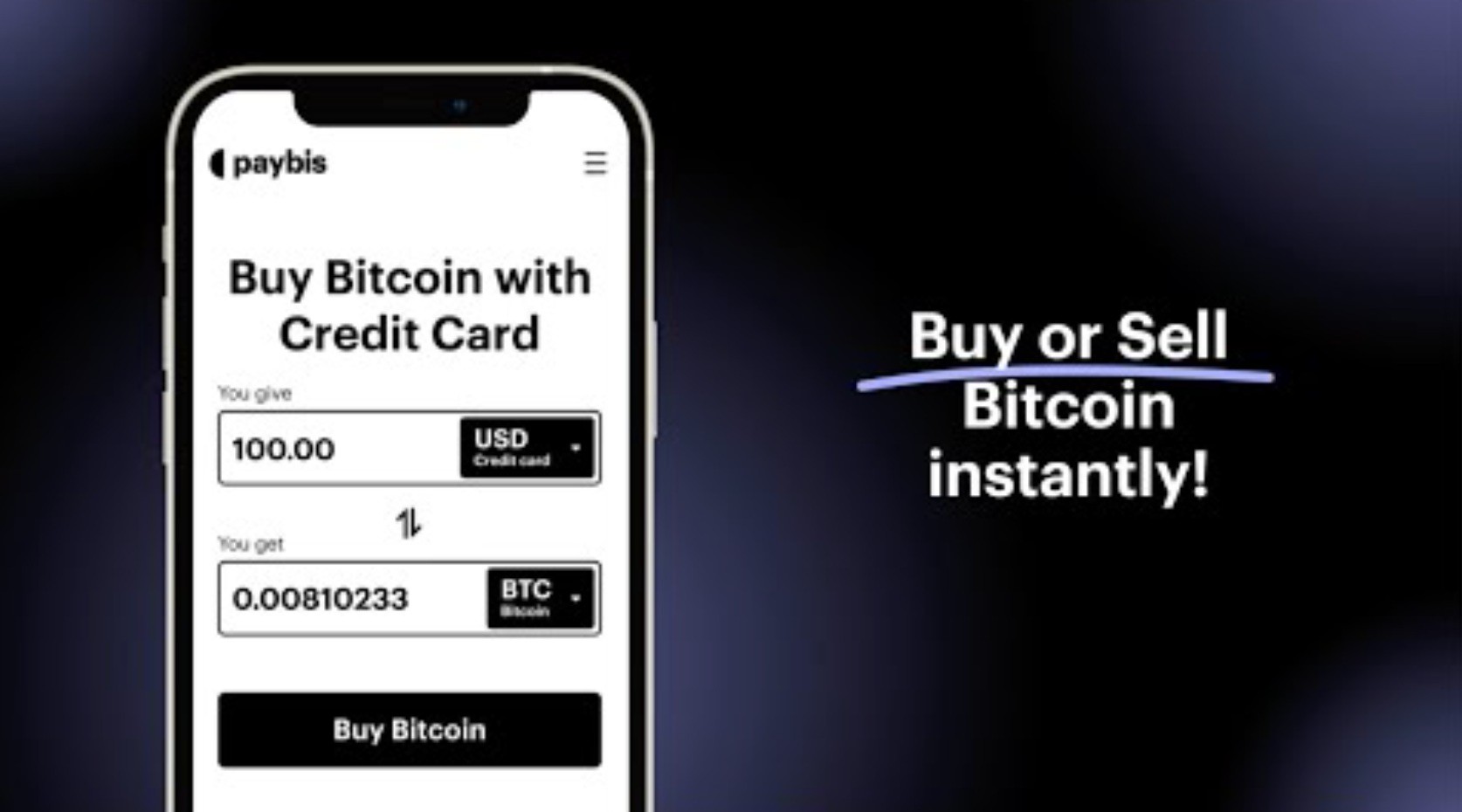 Paybis: Crypto, Bitcoin Wallet | iOS - Make Money Online App - Scrambly